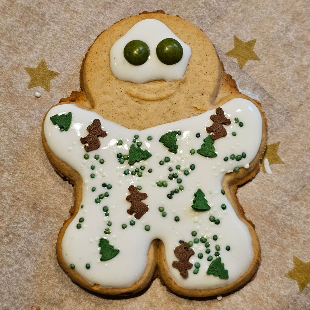 Lebkuchenfiguren verzieren