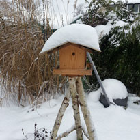Das Vogelfutterhaus